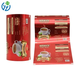 High-Quality Customizable Plastic Flexible Coffee Packaging Film Roll
