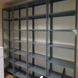 Slotted Angle Steel Shelving Unit Custom Surface Treatment