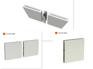7mm/15mm/45mm/50mm Aluminum Honeycomb Removable Wall Panel System