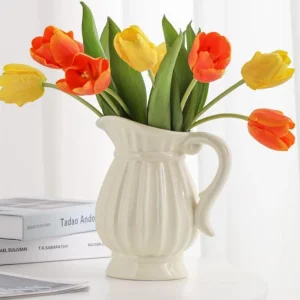 Cheap Timeless Elegance Ceramic Jug Vase – Glossy Glaze Finish VDLK2405532 Manufacturers, Factory