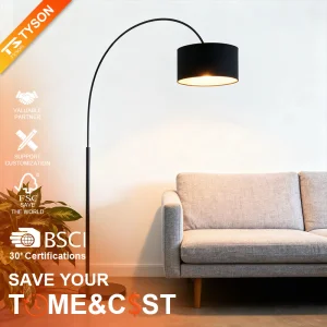 Modern Classic Arc Large Floor Lamp Shades Standing Floor Lamp Pakistan LED Home Decoration Iron Ce 60 80 2 Years Foam + Carton