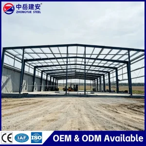 Steel Structure Workshop for Machinery Factory Prefab Industrial House