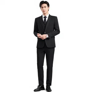 Male College Students Civil Servant Interview Black Business Suits