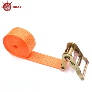 Heavy Duty Ratchet Strap for Industrial Load Securing and Engineering Transport Projects