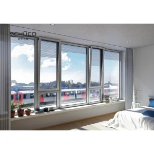 Venetian Blind Composite Aluminum Window