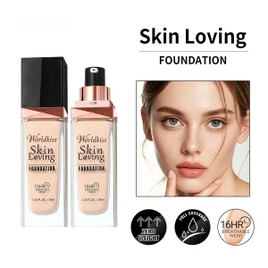 Long-Lasting Non-Greasy Concealing Foundation for Oily Skin