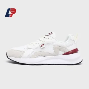 China Women's Mesh Stitching Synthetic Leather Non-Slip Wear-Resistant Rubber-Soled Sport Shoes Manufacturers, Factories