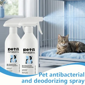 Proveedores de productos para mascotas OEM ODM, spray natural para la eliminación de olores de mascotas, fórmula antibacteriana de frescura para perros y gatos, etiqueta privada