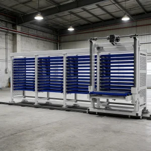 Automatic Storage Rack With Inventory Tracking