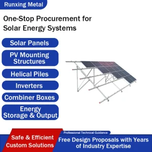 Modular Soporte De Panel Solar for Multi-Panel Arrays with Flexible Expansion Options