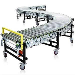 Factory China Industrial Heavy Duty Roller Conveyor System Rolling Chain Powered Roller Conveyor