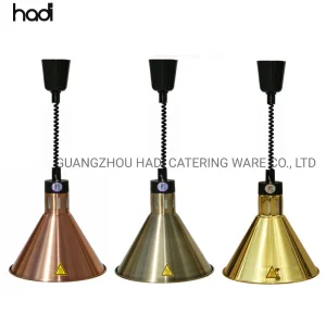 Guangzhou Restaurant Equipment Manufacturers Wholesale Infrared Heater Lamp Hanging Infrared Food Warmer Heat Lamps for Buffet