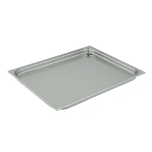 2/1 Gn Pan Restaurant Kitchen Stainless Steel Oven Bowl Roasting Pan