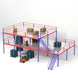 Multi-Level Loft Mezzanine Rack