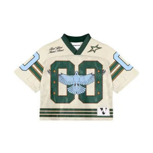 Custom Men's Boxy Cropped Vintage Sports T-Shirt