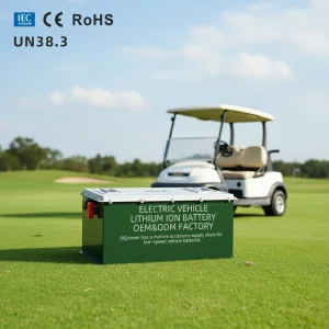 48V 150Ah 7680Wh Club Cart Deep Cycle 51.2V 48 Volts Low Speed Sightseeing Car Lithium Ion Golf Cart Battery Pack