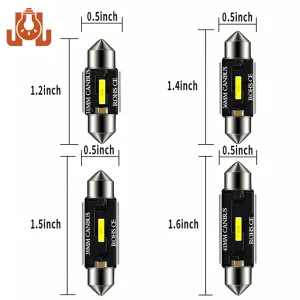 مصباح قبة السيارة LED للإضاءة الداخلية C5w C10W 31mm 36mm 39mm 41mm ملحقات السيارة