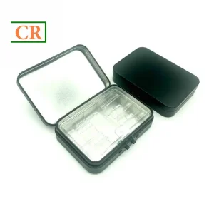 OEM Small Child Resistant Tin Case with One Button
