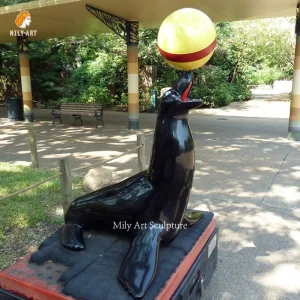 Bronze Sealion Statue