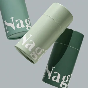 Custom Logo Biodegradable Kraft Round Cylinder Paper Tube Underwear Tube Packaging Socks T-Shirt Packaging Tube