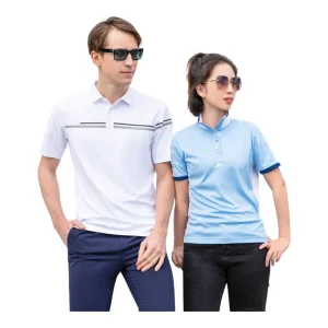 Polo para hombres duradero con costuras reforzadas para una comodidad y durabilidad prolongadas, uniforme de polo