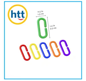 DIY Kids Learning Toys Math Counters Clips Chain Hooks Cubes Plastic Links