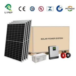 كفاءة عالية 4kw/5kw/10kw معدات الطاقة الكهربائية الهجينة مولد الطاقة الشمسية مجموعة ألواح شمسية للسعر المنزلي