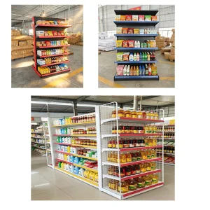 Gui Chang Supermarket Metal Display Rack Snack Beverage Shelf