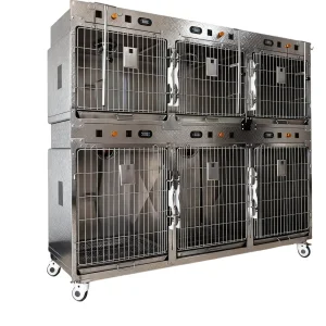 Oxygen-Enriched Pet Recovery Cage