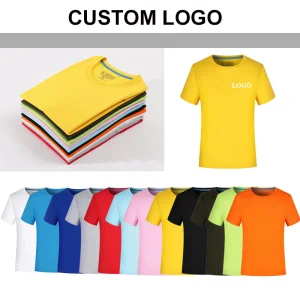Camisetas de Algodão Sólidas Masculinas de Manga Curta Moda Marca Tendência Branca Preta Roupas Camisetas Femininas Produtos Personalizados Roupas