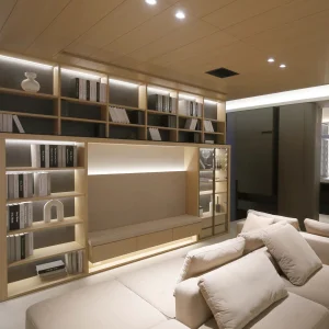 Custom Modern Minimalist Plywood Luxury TV Stand