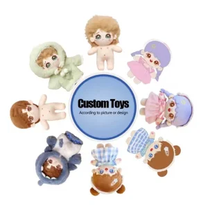 Muñeca de peluche personalizada de personaje navideño para niña, juguete de peluche personalizado