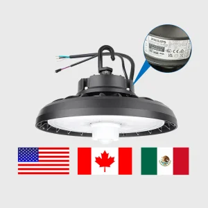 DLC LED UFO High Bay Light 100W 150W 200W 300W Range For Warehouses And Factories