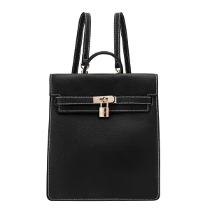 Bolso de viaje de cuero genuino