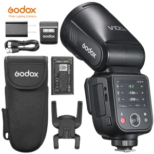 Godox V100 100Ws V100S V100C V100N V100F Photography Speedlight TTL Round Head Camera Flash for Canon Fujifilm Olympus
