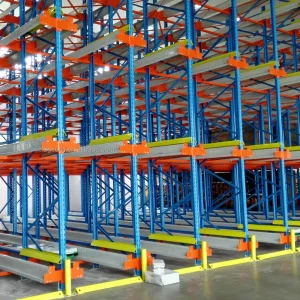 Factory Direct Heavy Duty Steel Warehouse Rack Two-Way Radio Shuttle Racking Shelf Intelligent Four-Way Pallet Storage System