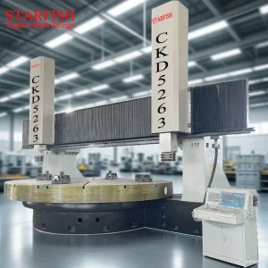 Heavy Duty Double Column Vertical CNC Turning Torno Lathe Vlt Machine