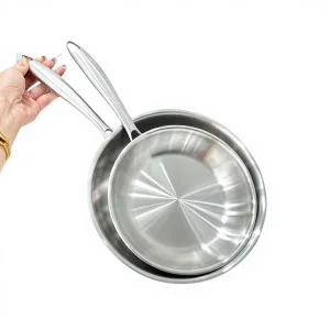 Professional 3-Ply 304 Stainless Steel Frying Pan