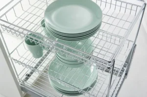 3-Tier Multi-Functional Pull-out Cabinet Storage System