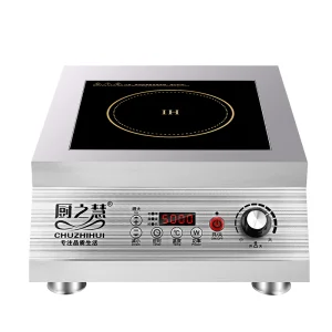 Commercial Energy Efficient Stainless Steel Flat Induction Cooker