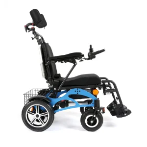 Electric Tilt-in-Space Wheelchair with Reclining Backrest