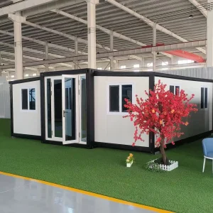 Double Wing Expansion Container House 20FT Prefabricated Modular Foldable Container House