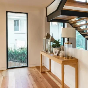 Elegant Fixed Windows with Minimalist Design for Living Room and Office