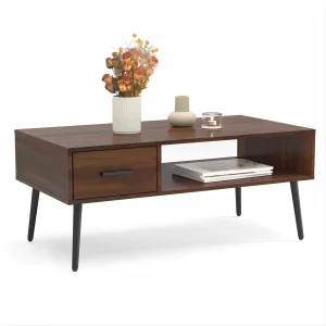 ODM Mid Century Modern Style Cocktail Table TV Stand with Drawer Manufacturers, Company