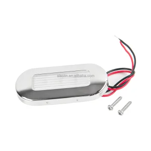 High Quality Stainless Steel Cover Cool White LED Oblong Courtesy Light