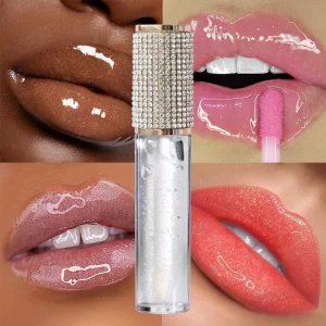 Wholesale Vegan Pink Clear Nude Custom Logo Lipgloss Private Label Lip Gloss