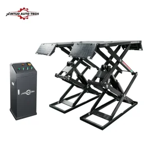 Jintuo Europe Standard Ultra Thin Scissor Car Lifting Platform Large Platform Size Hydraulic Lifter