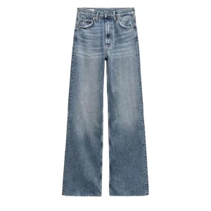 Jeans femininos de cintura alta estilosos