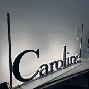 Custom Black Spray Painted Acrylic Letter Sign Suppliers, Manufacturer