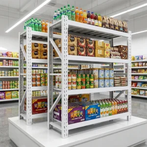 Shibang 500KG Capacity Durable Boltless Steel Multi-Level Corrosion Protected Powder Coated Shelving Rack System for Warehouse
